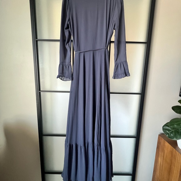 Lulus maxi wrap dress size Large - Picture 4 of 5